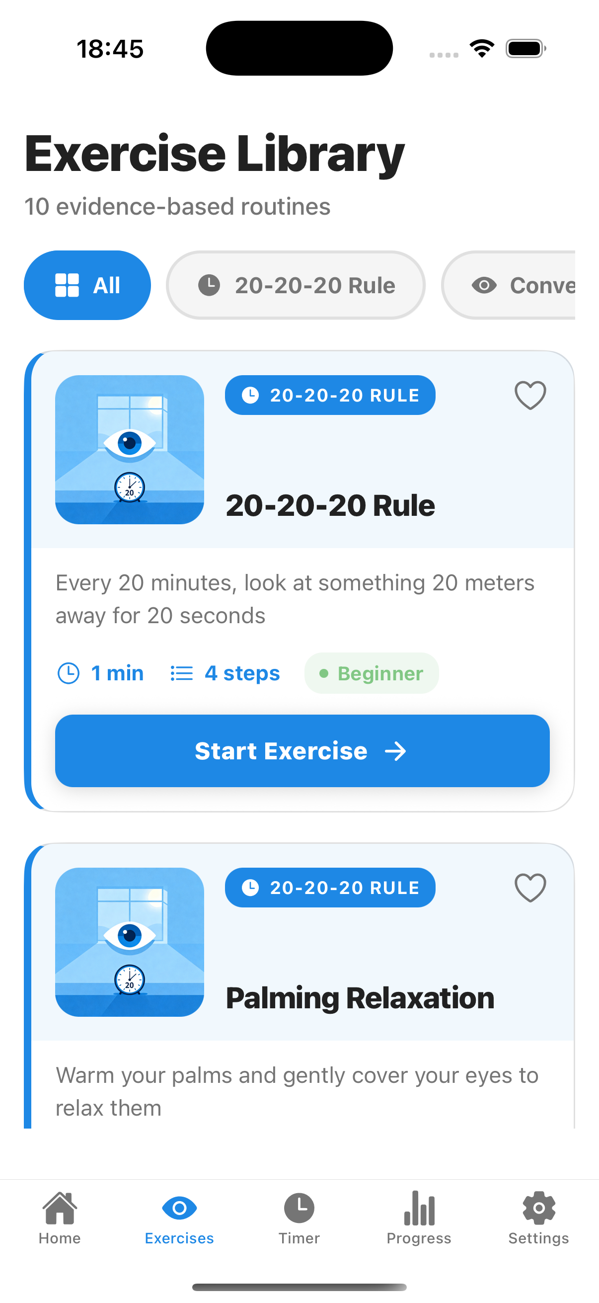 Settings and preferences